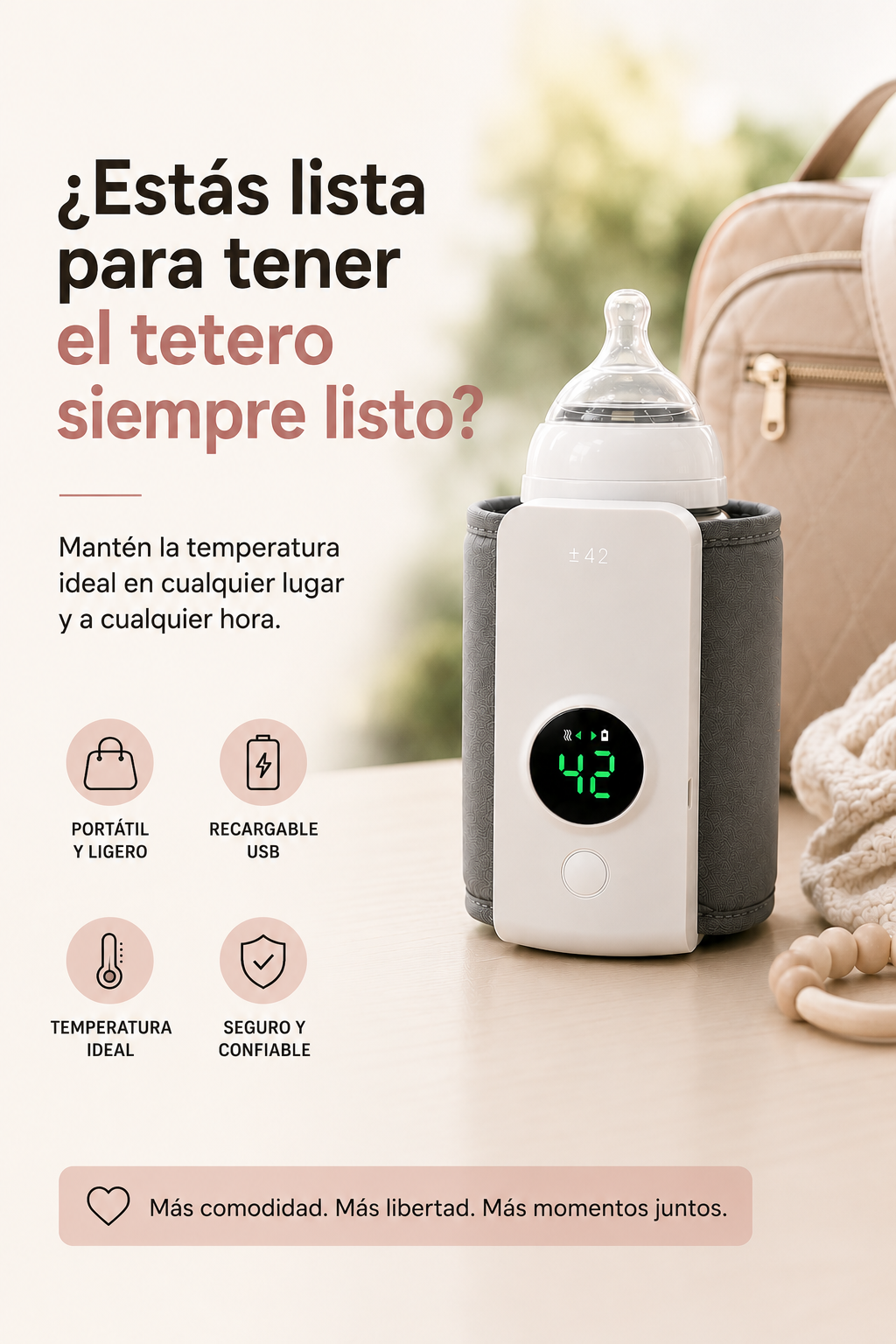 CALENTADOR PORTATIL PARA BIBERON 👶❤️🍼