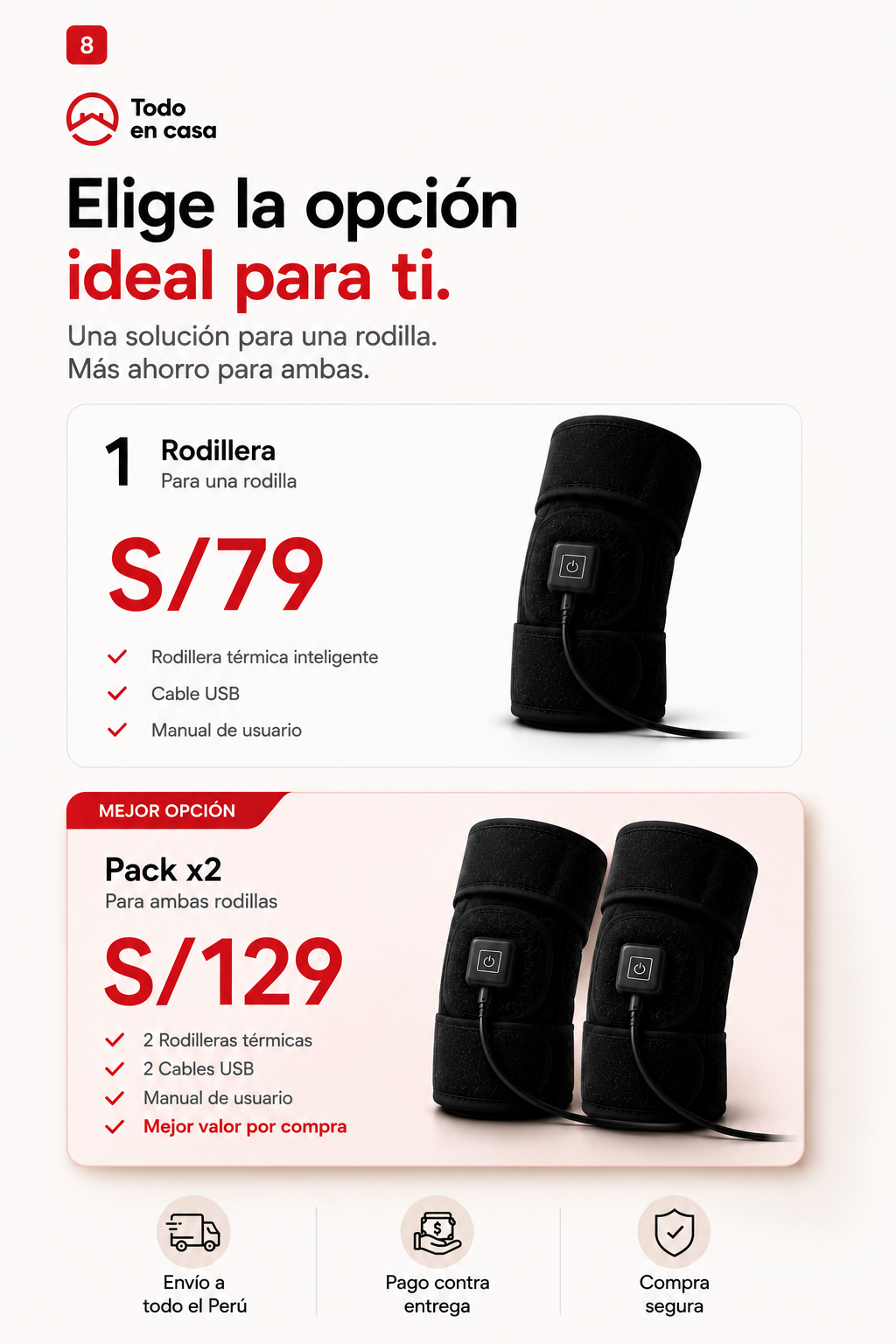 RODILLERA TÉRMICA INTELIGENTE 3 EN 1