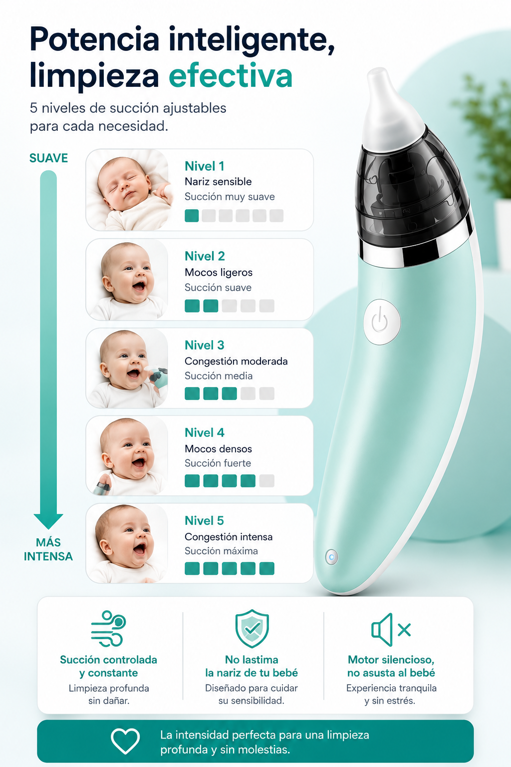 ASPIRADOR NASAL PARA BEBES